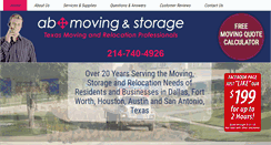 Desktop Screenshot of abmoving.com